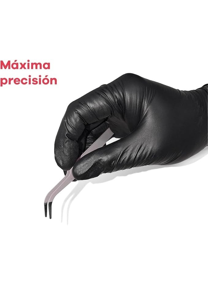 High Quality Black Nitrile Disposable Gloves – 100 Pieces, Latex Free, Powder Free, Ambidextrous, Resistant for Cleaning, Medical & Professional Use - Image 3